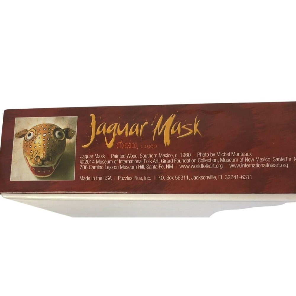 Jaguar Mask Mexico Puzzles 500 Piece Jigsaw Complete 19X19 - Picture 8 of 8